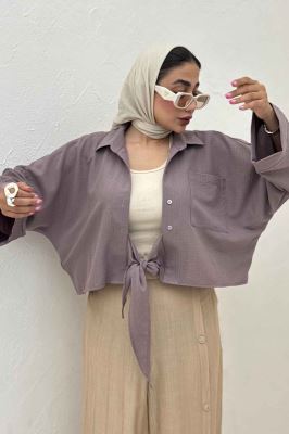 شومیز گره ای پفکی آرنو