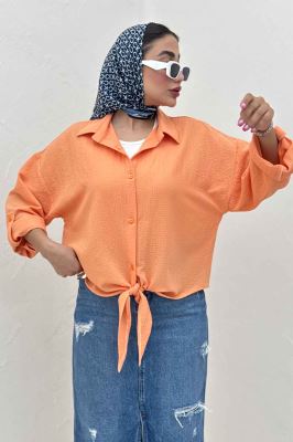 شومیز گره ای پفکی راین