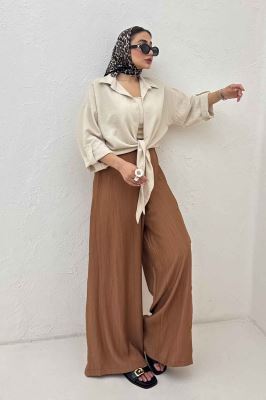 شومیز گره ای پفکی راین