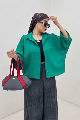 شومیز کیمونو مچ پاکتی پالما