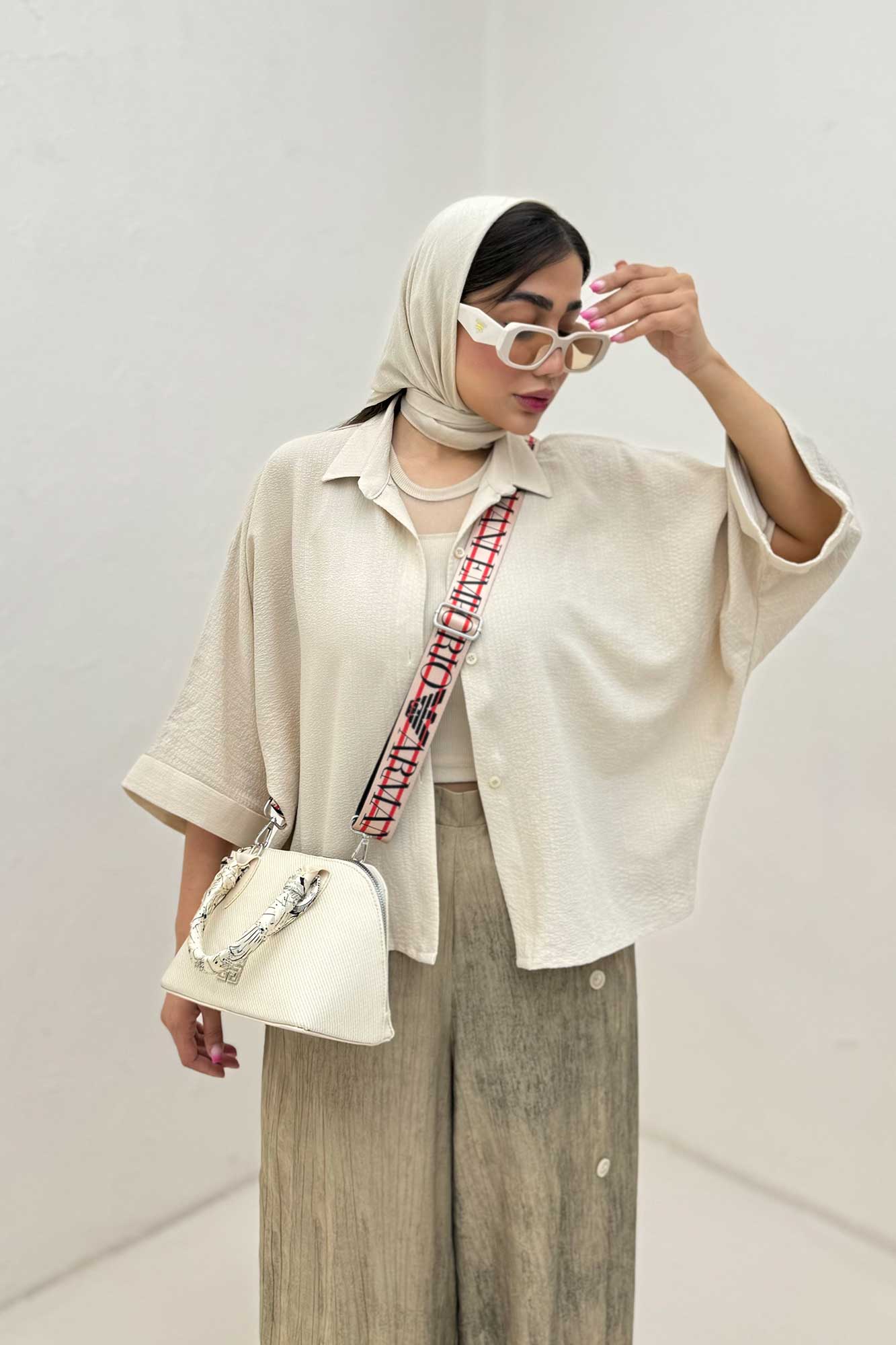 شومیز کیمونو مچ پاکتی پالما