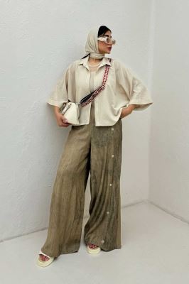 شومیز کیمونو مچ پاکتی پالما