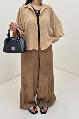 شومیز کیمونو مچ پاکتی پالما