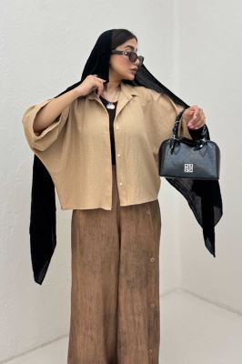 شومیز کیمونو مچ پاکتی پالما