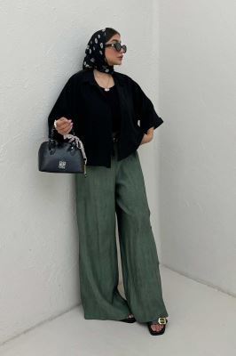 شومیز کیمونو مچ پاکتی پالما