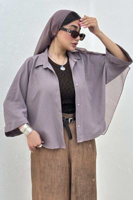 شومیز کیمونو مچ پاکتی پالما