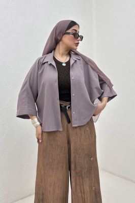 شومیز کیمونو مچ پاکتی پالما