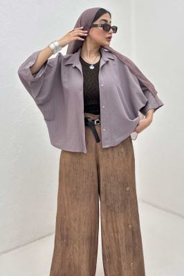 شومیز کیمونو مچ پاکتی پالما