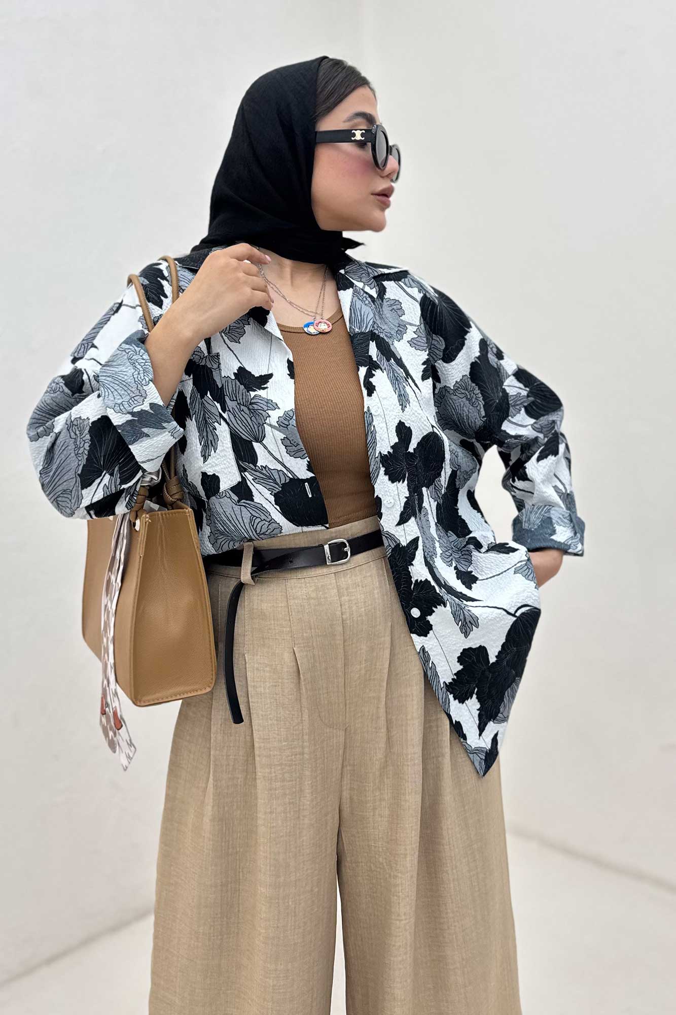 شومیز ونوس برگینه پشت پنسی