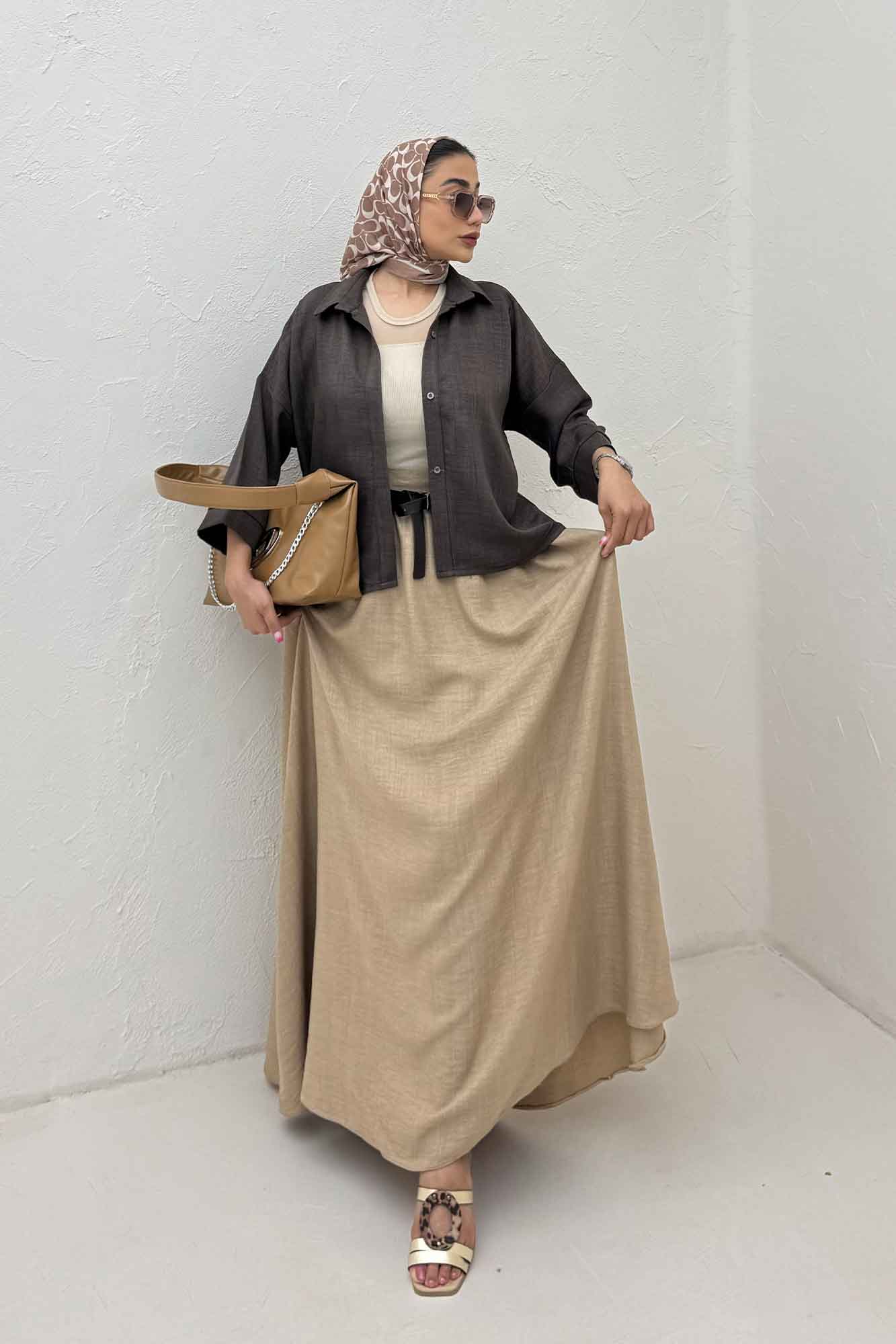 مانتو پشت بلند شانتون امیلی