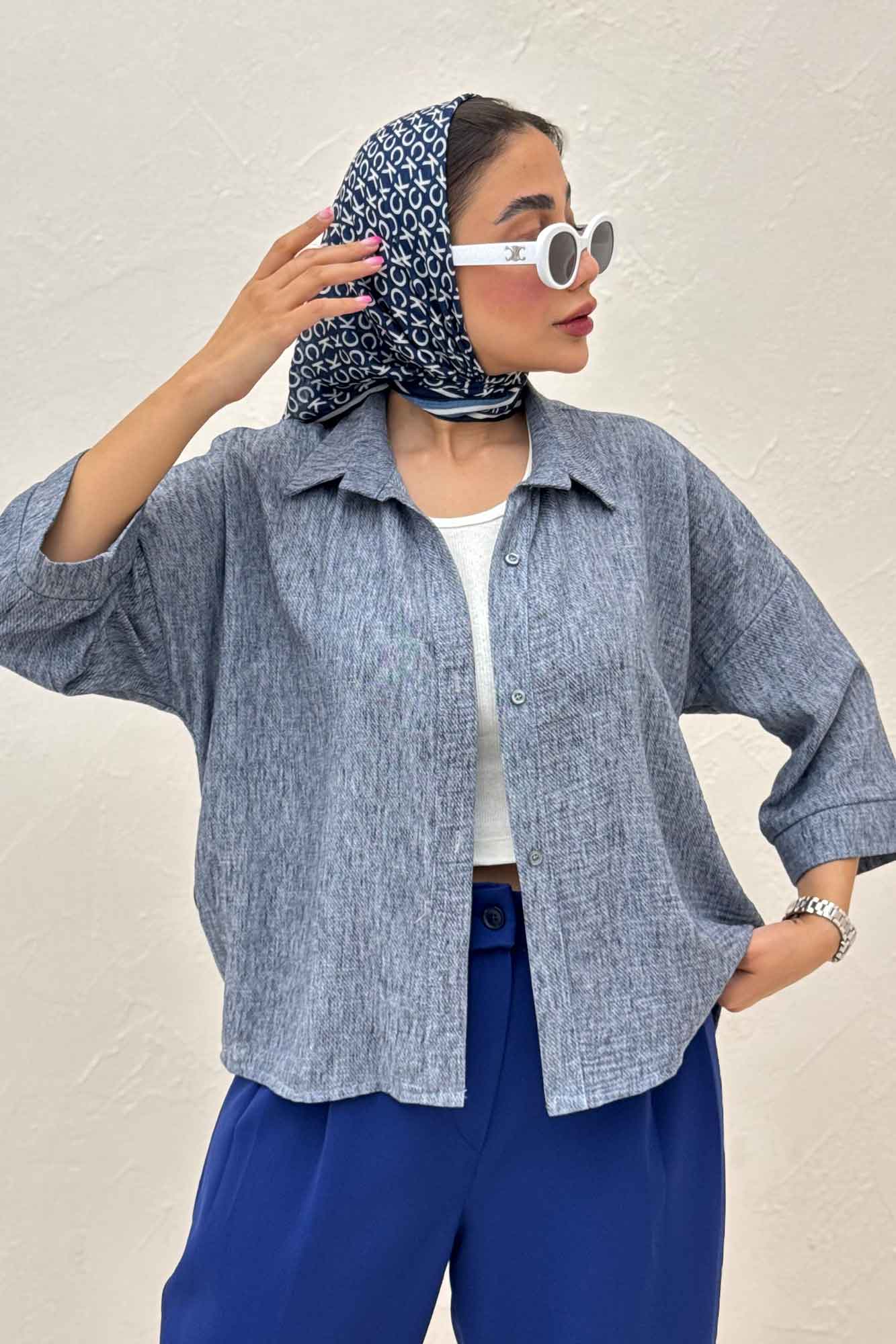 مانتو پشت بلند لینن زارا