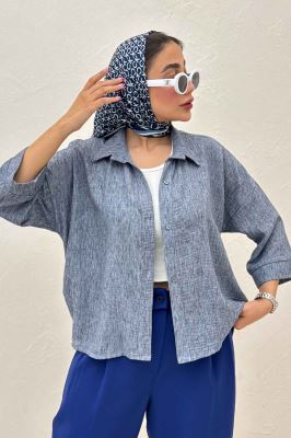 مانتو پشت بلند لینن زارا