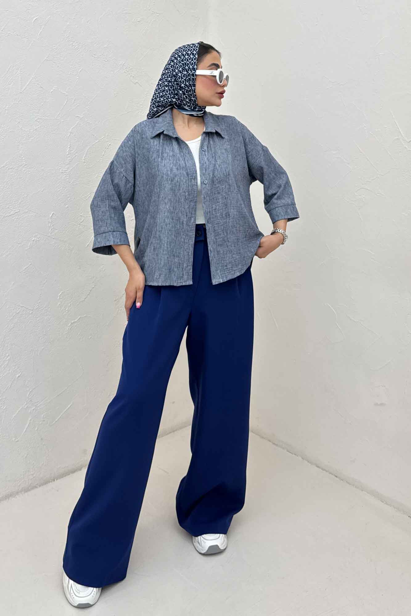 مانتو پشت بلند لینن زارا