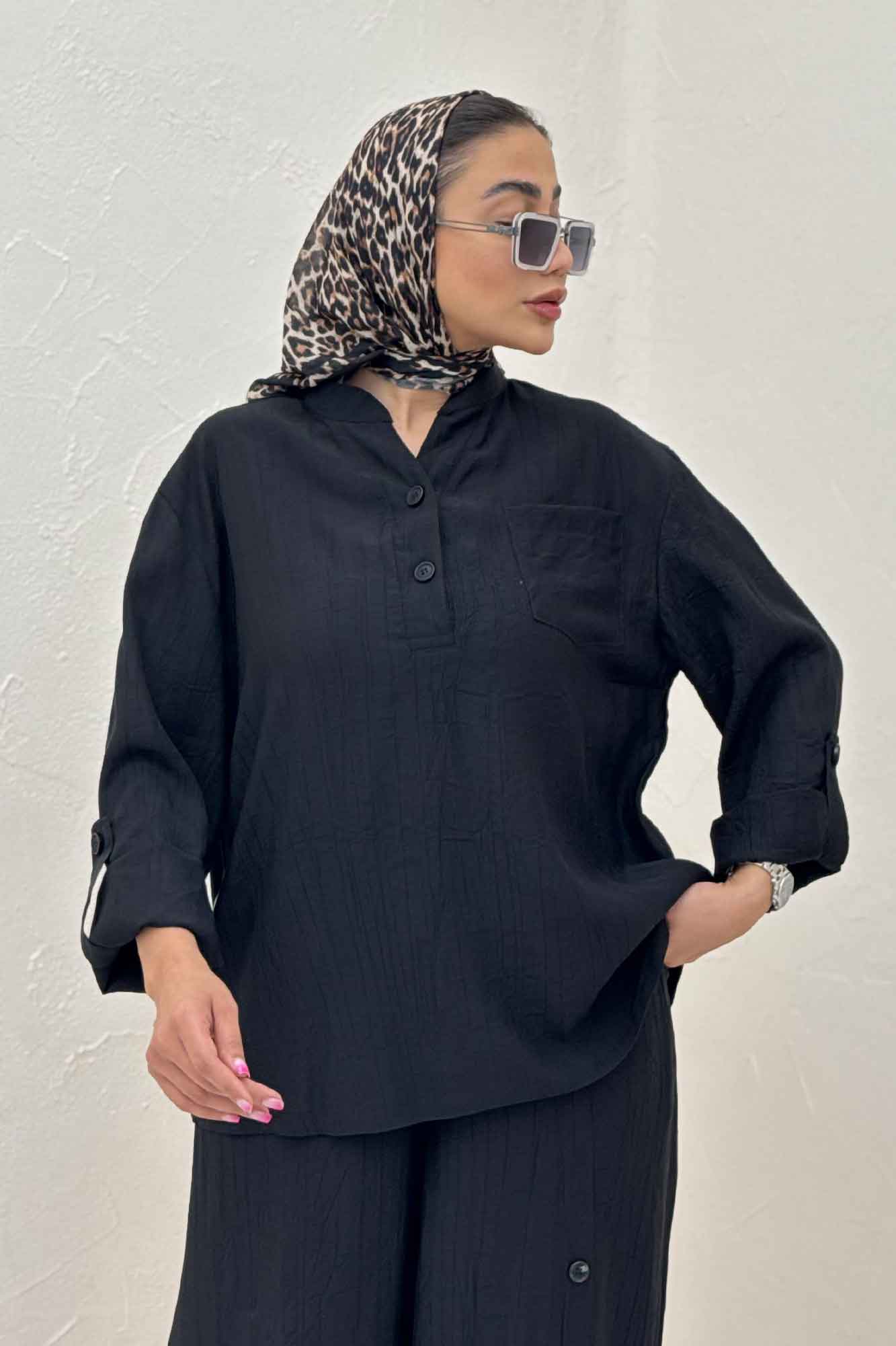 ست بلوز و شلوار کریشه کالوت