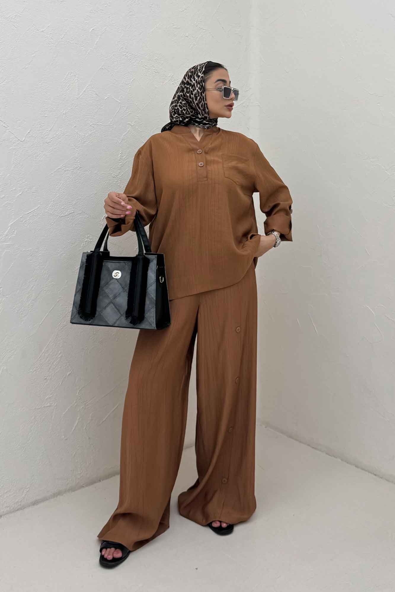 ست بلوز و شلوار کریشه کالوت