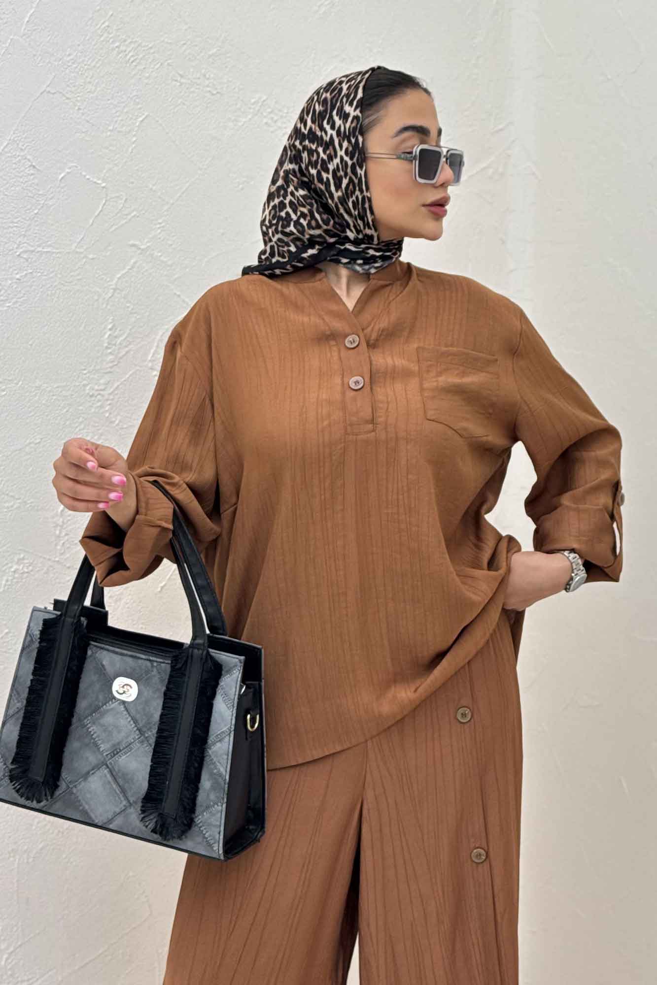 ست بلوز و شلوار کریشه کالوت