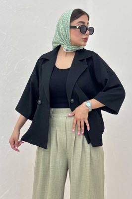 کت آستین سه رب طرح ویو