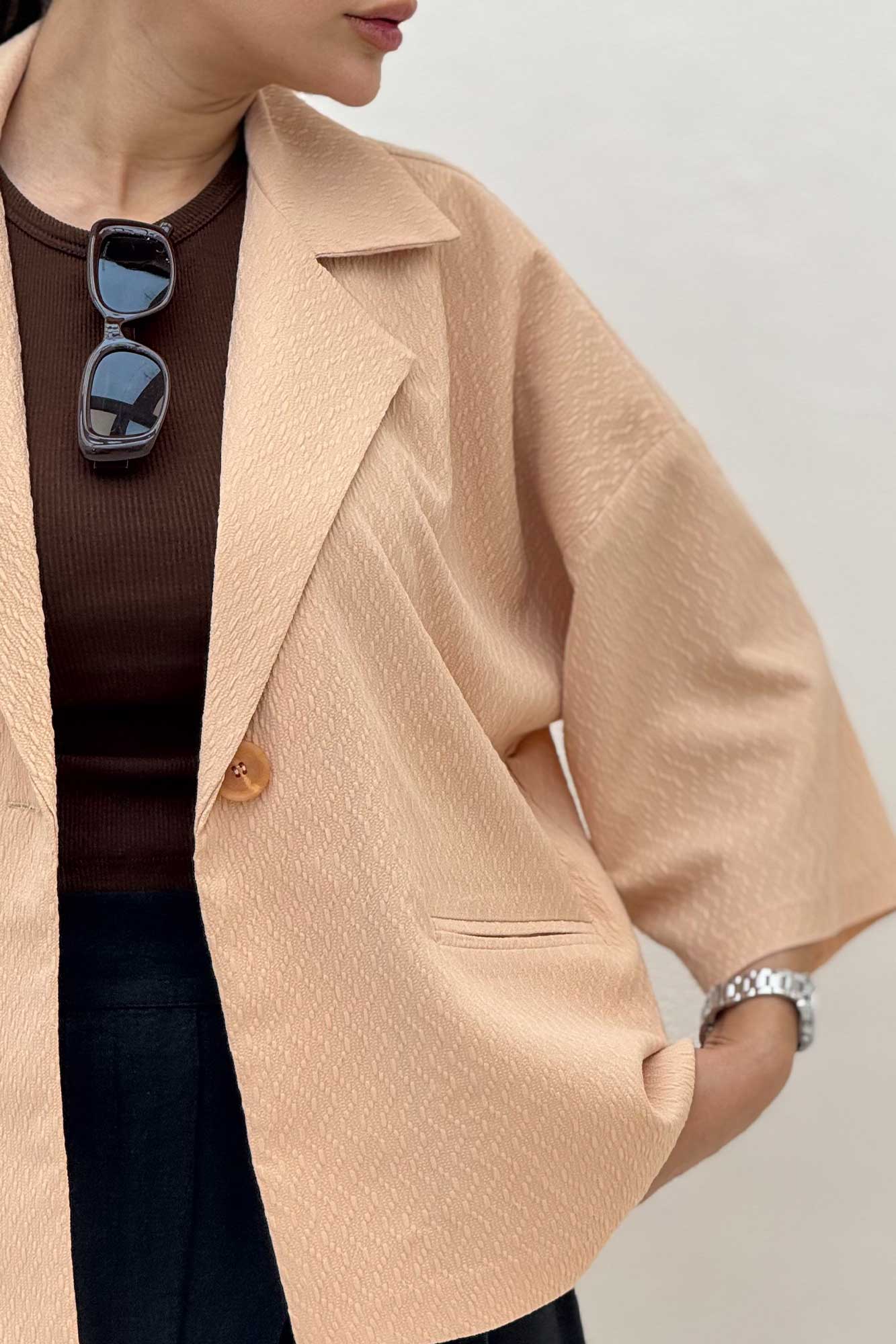 کت آستین سه رب طرح ویو