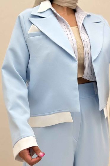 ست کت و شلوار مازراتی دو رنگ نازار