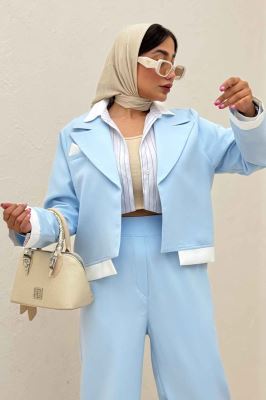 ست کت و شلوار مازراتی دو رنگ نازار