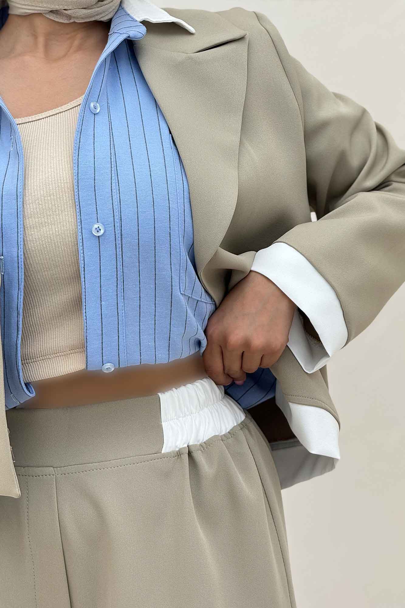 ست کت و شلوار مازراتی دو رنگ نازار