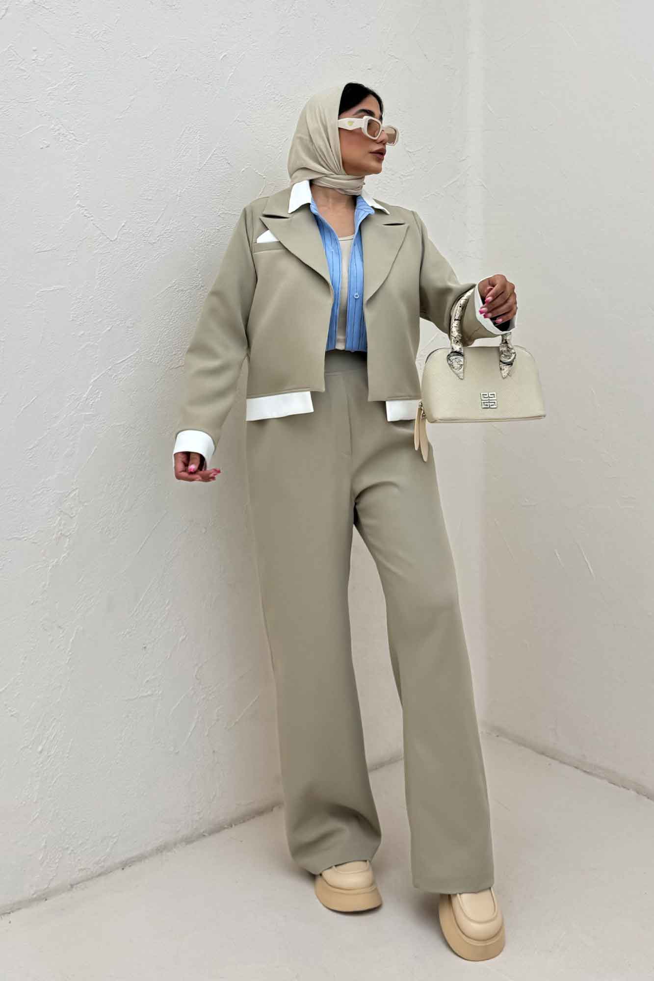 ست کت و شلوار مازراتی دو رنگ نازار