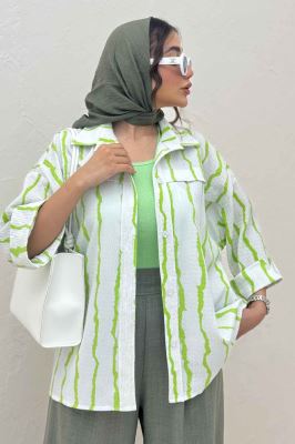 مانتو پری راه راه یراقدار