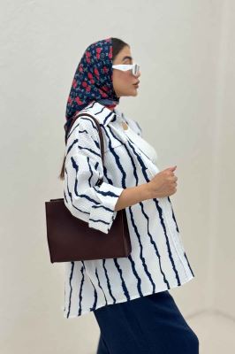 مانتو پری راه راه یراقدار