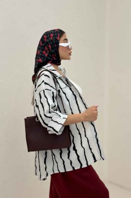 مانتو پری راه راه یراقدار