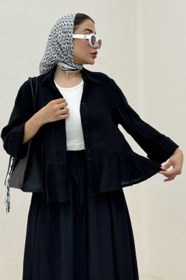 ست شومیز و دامن کریشه DENIL