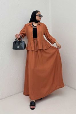 ست شومیز و دامن کریشه DENIL