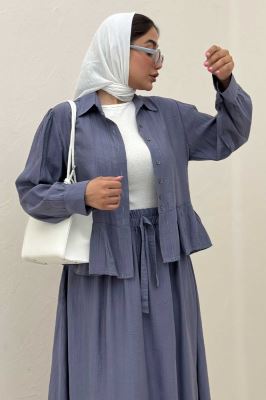 ست شومیز و دامن کریشه DENIL