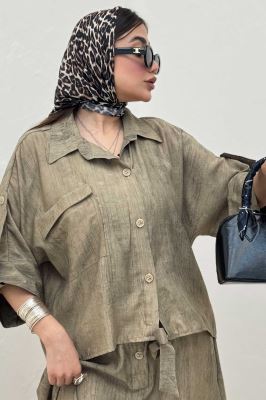 ست شومیز و دامن زارا پرینت هلما