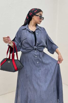 ست شومیز و دامن زارا پرینت هلما