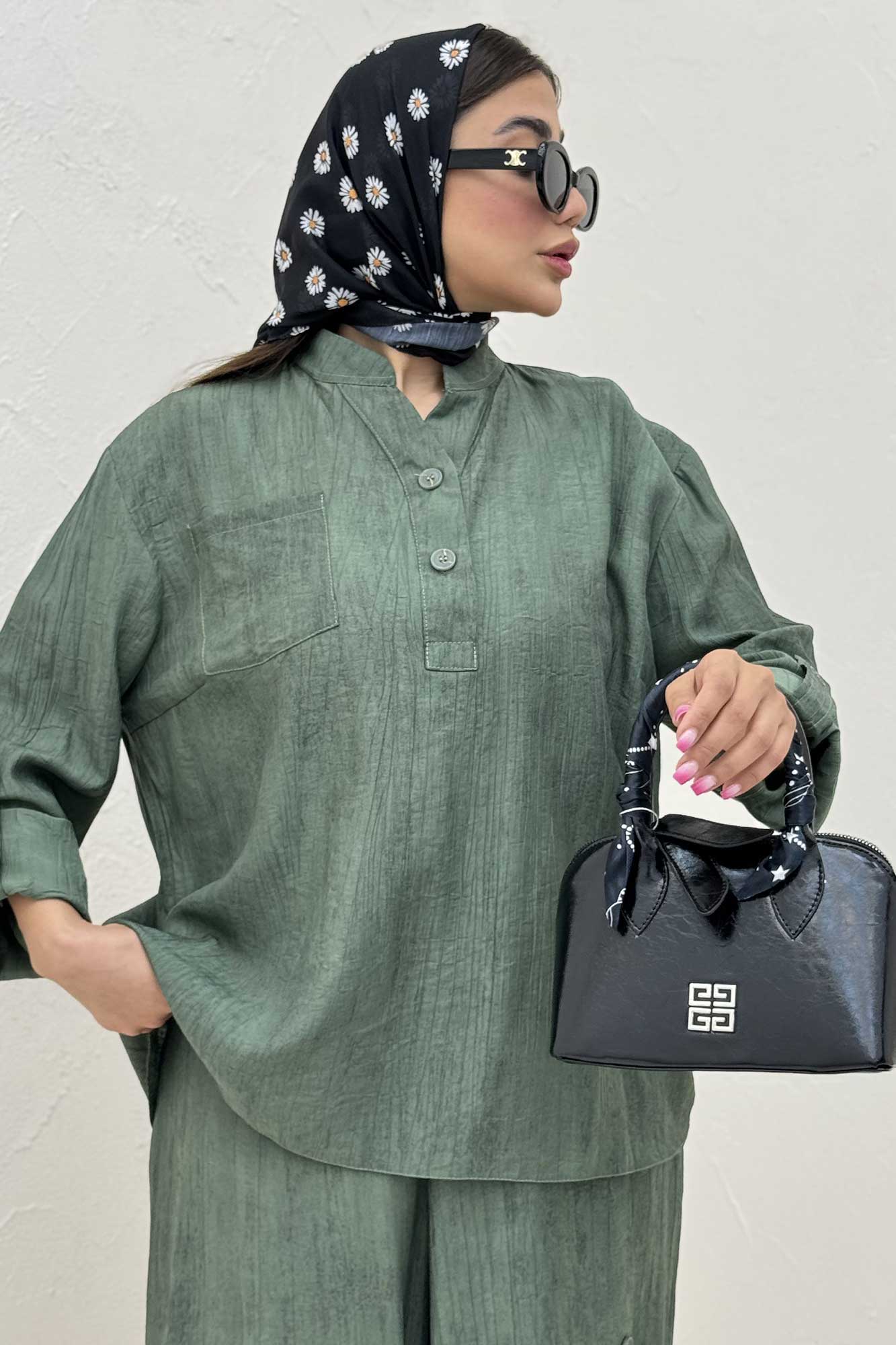 ست بلوز و شلوار زارا پرینت CALISA