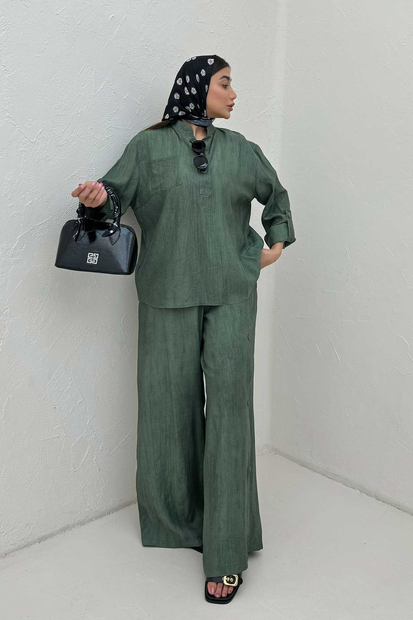 ست بلوز و شلوار زارا پرینت CALISA