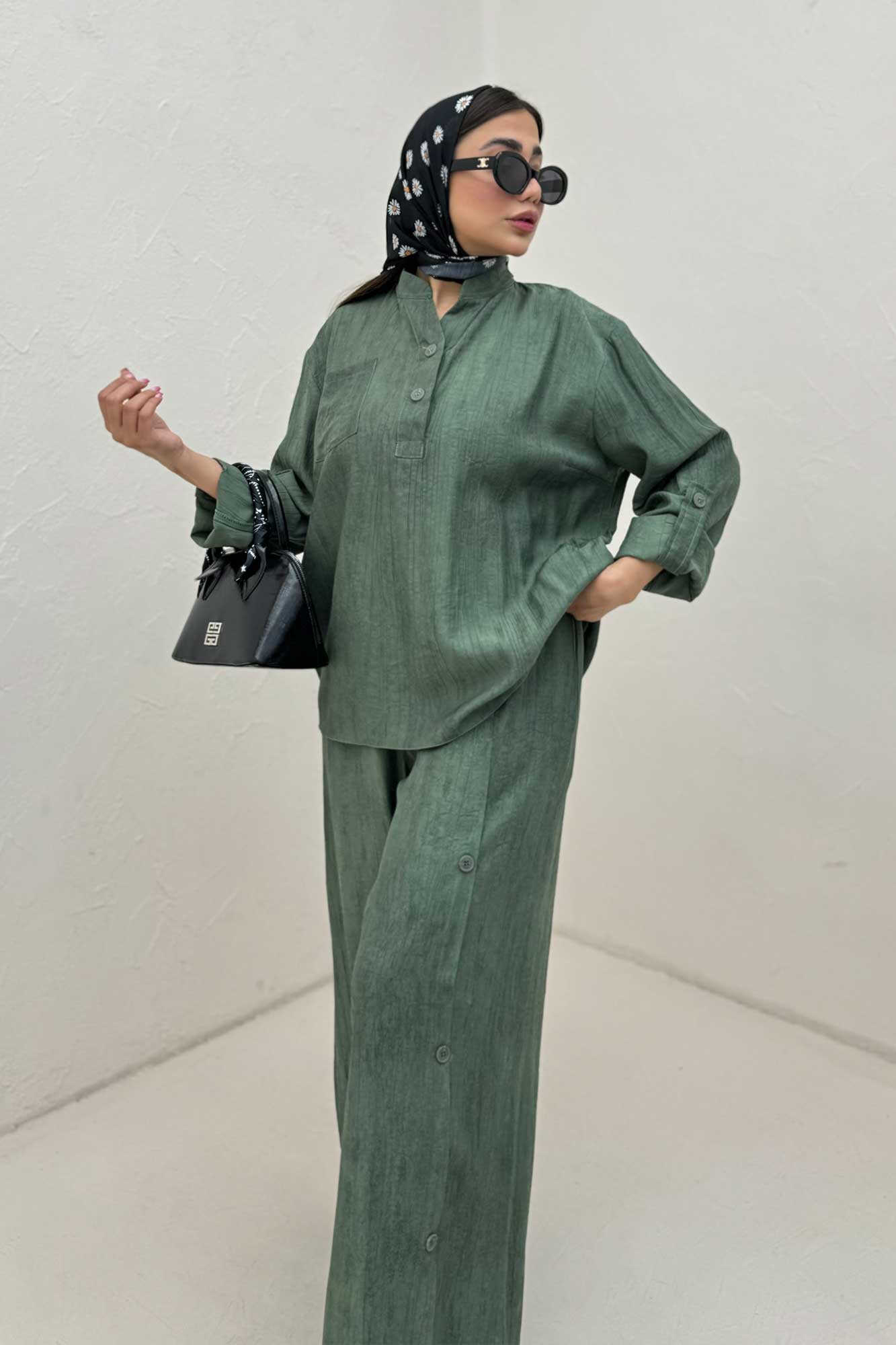 ست بلوز و شلوار زارا پرینت CALISA