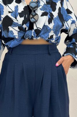 شلوار بگ شانتون دو پله