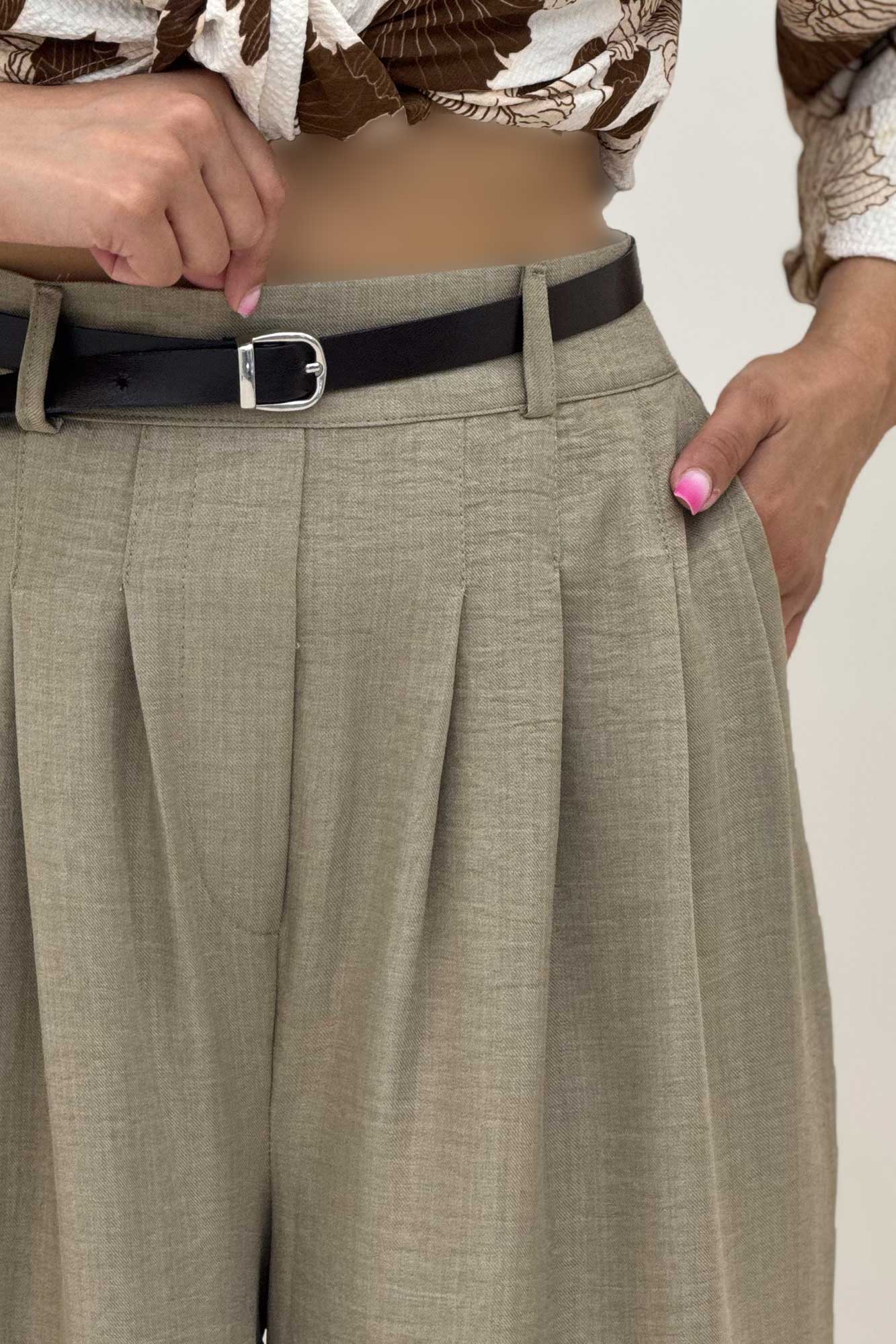 شلوار بگ شانتون دو پله