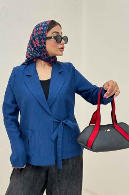 کت کریشه بنددار بالتو