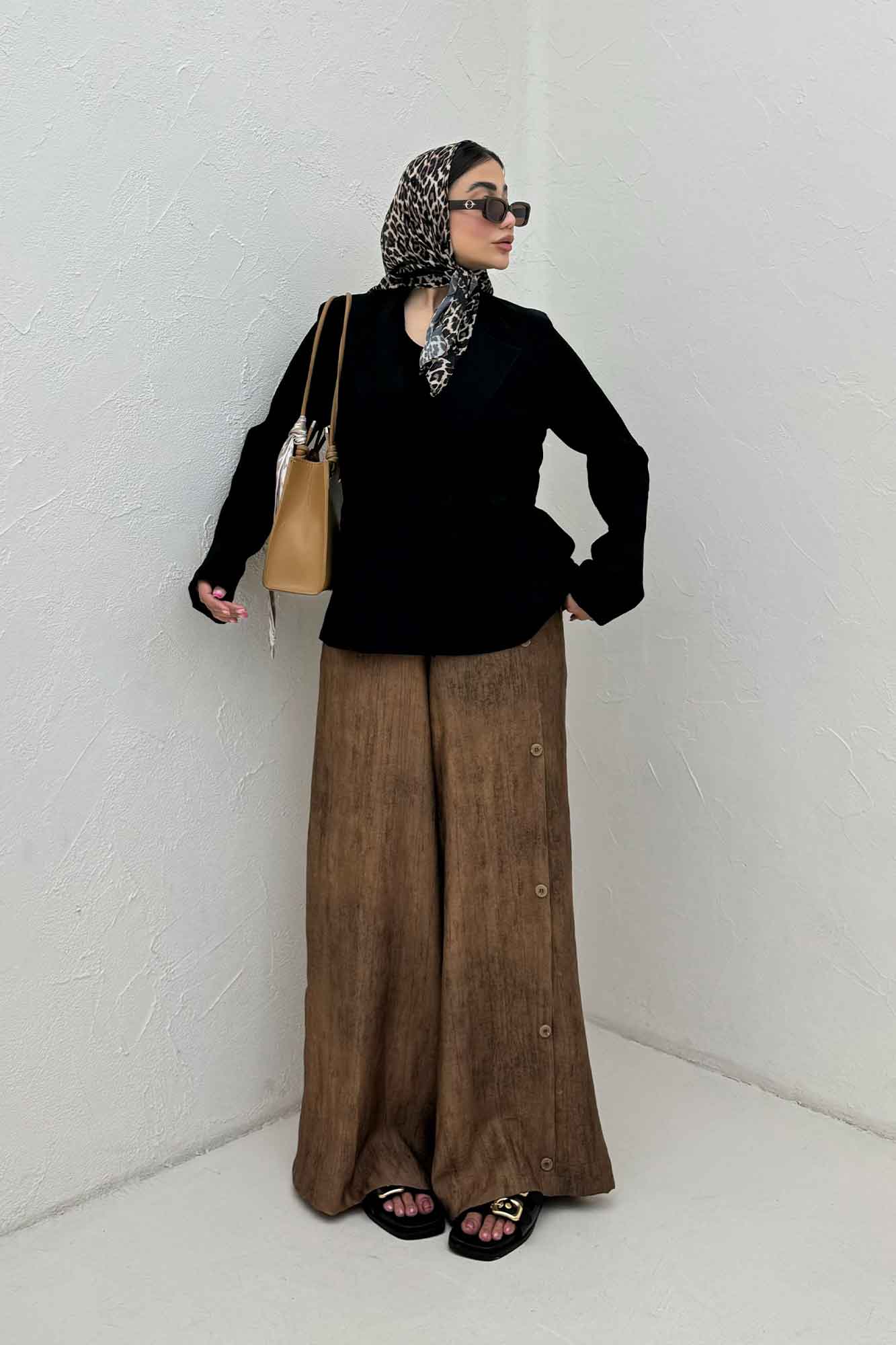 کت کریشه بنددار بالتو