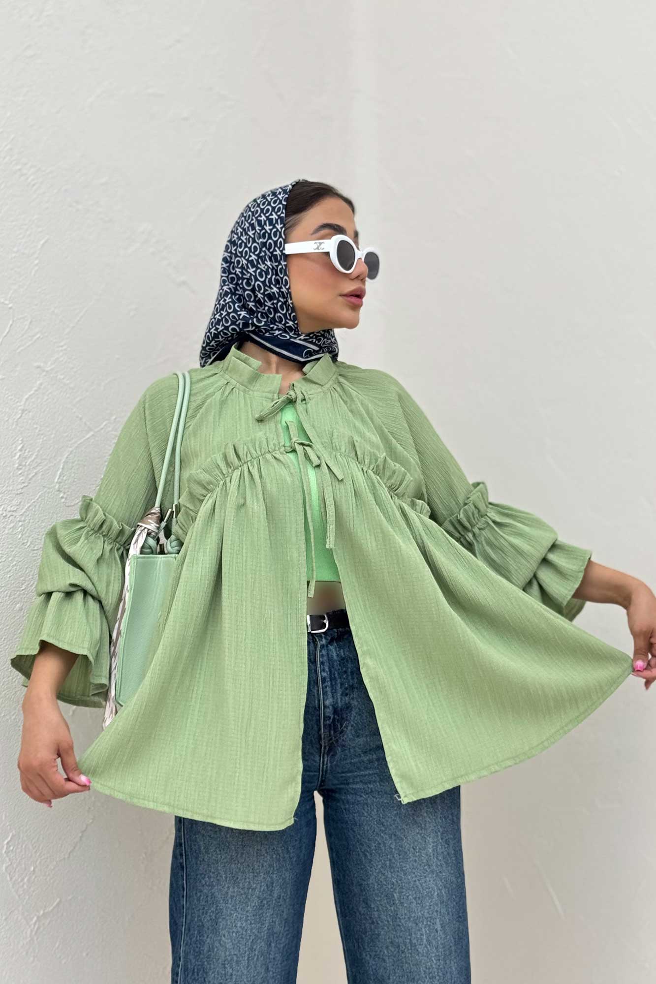 مانتو چین دار عروسکی ماریسا