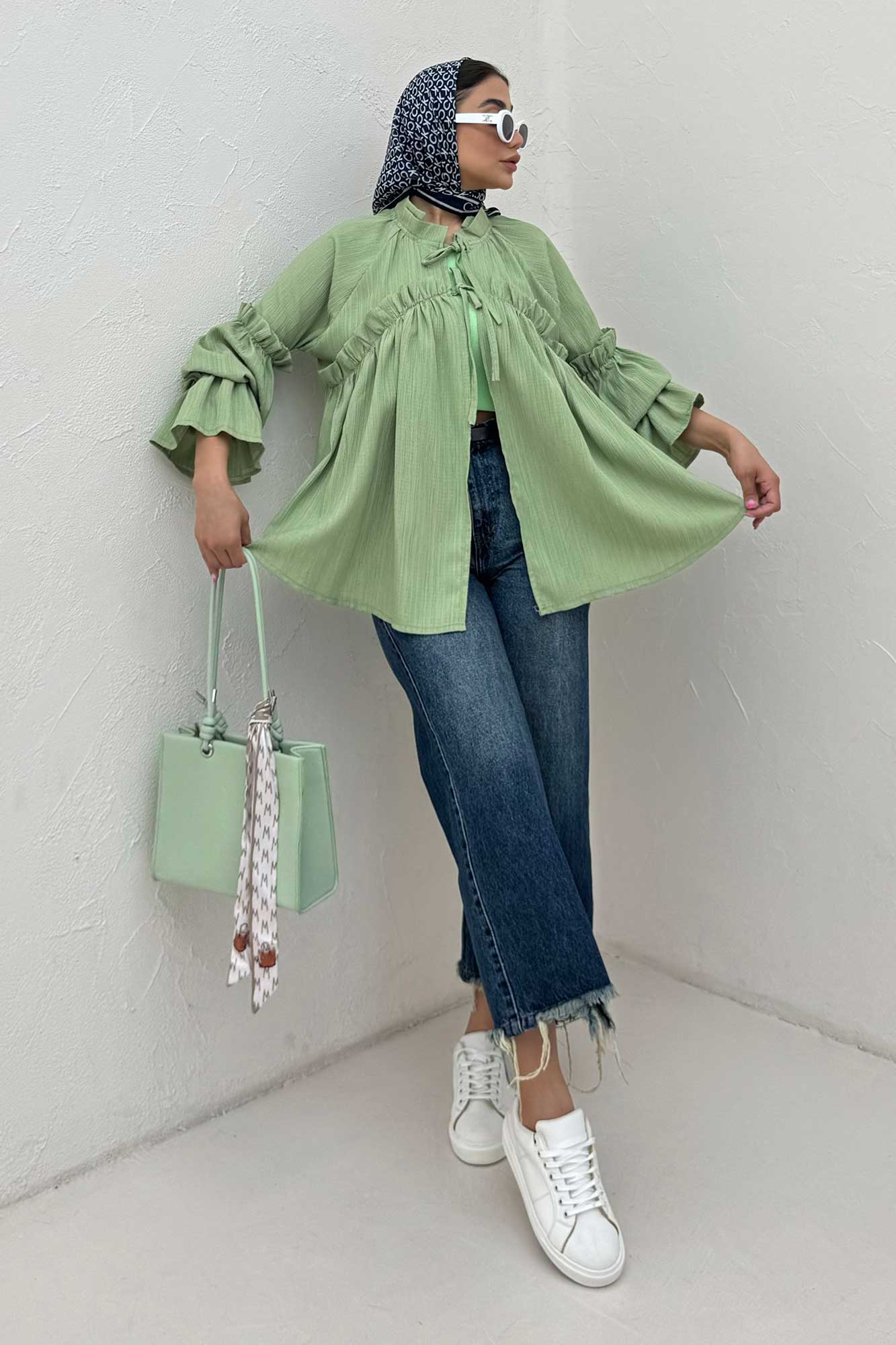 مانتو چین دار عروسکی ماریسا