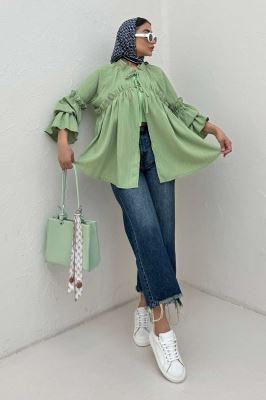 مانتو چین دار عروسکی ماریسا