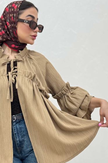 مانتو چین دار عروسکی ماریسا