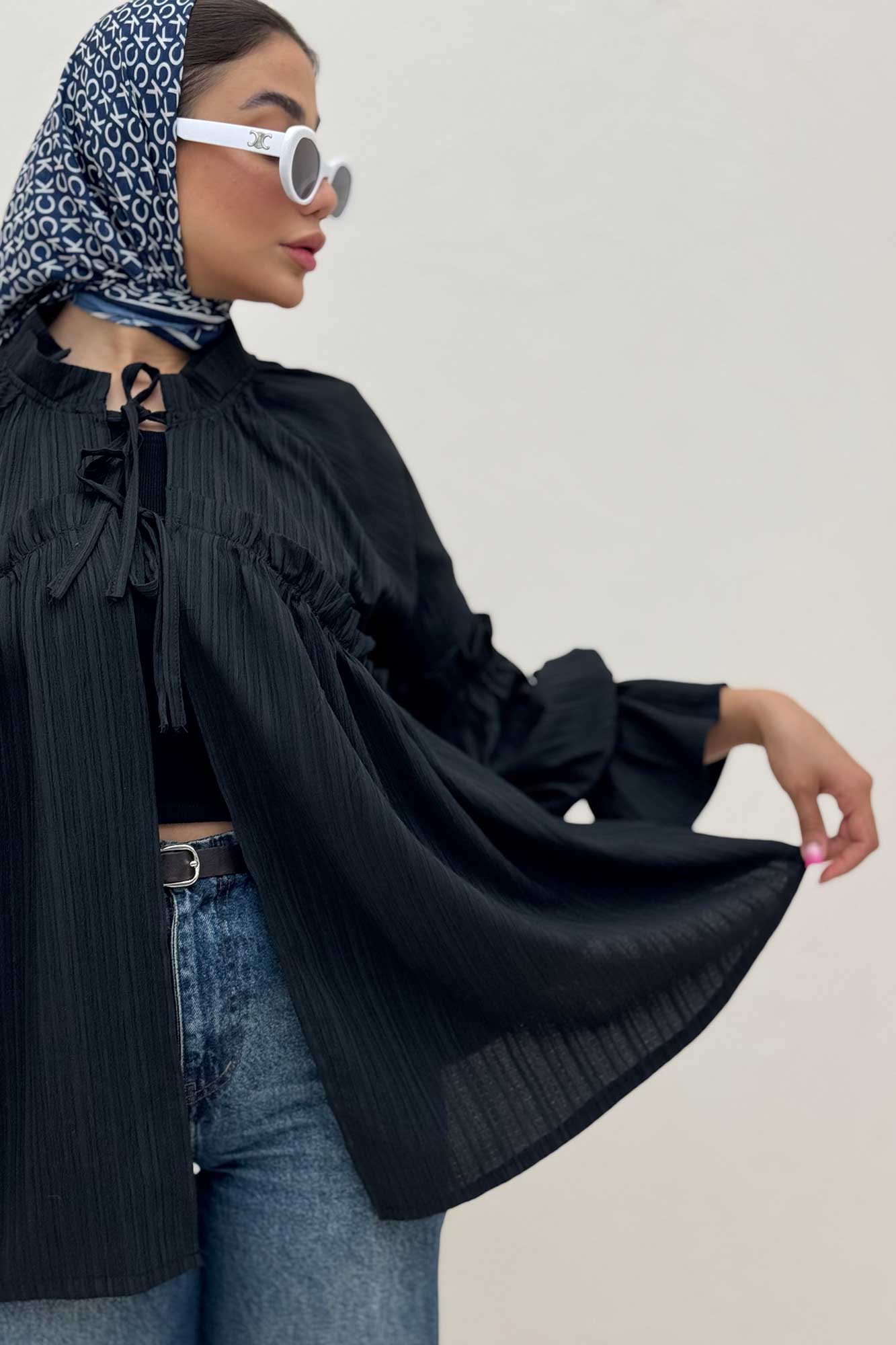 مانتو چین دار عروسکی ماریسا