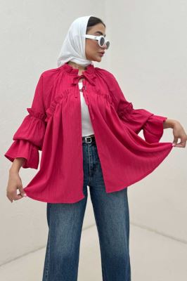 مانتو چین دار عروسکی ماریسا