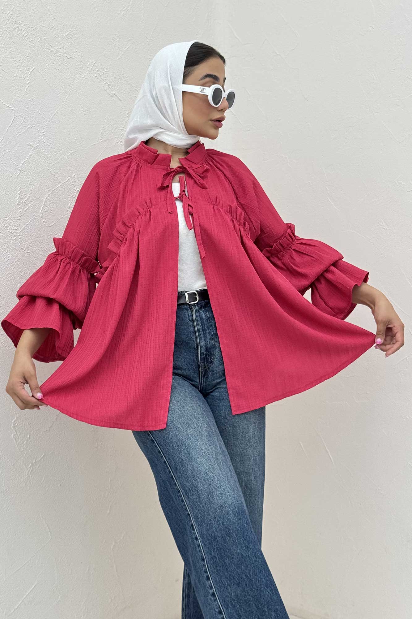 مانتو چین دار عروسکی ماریسا