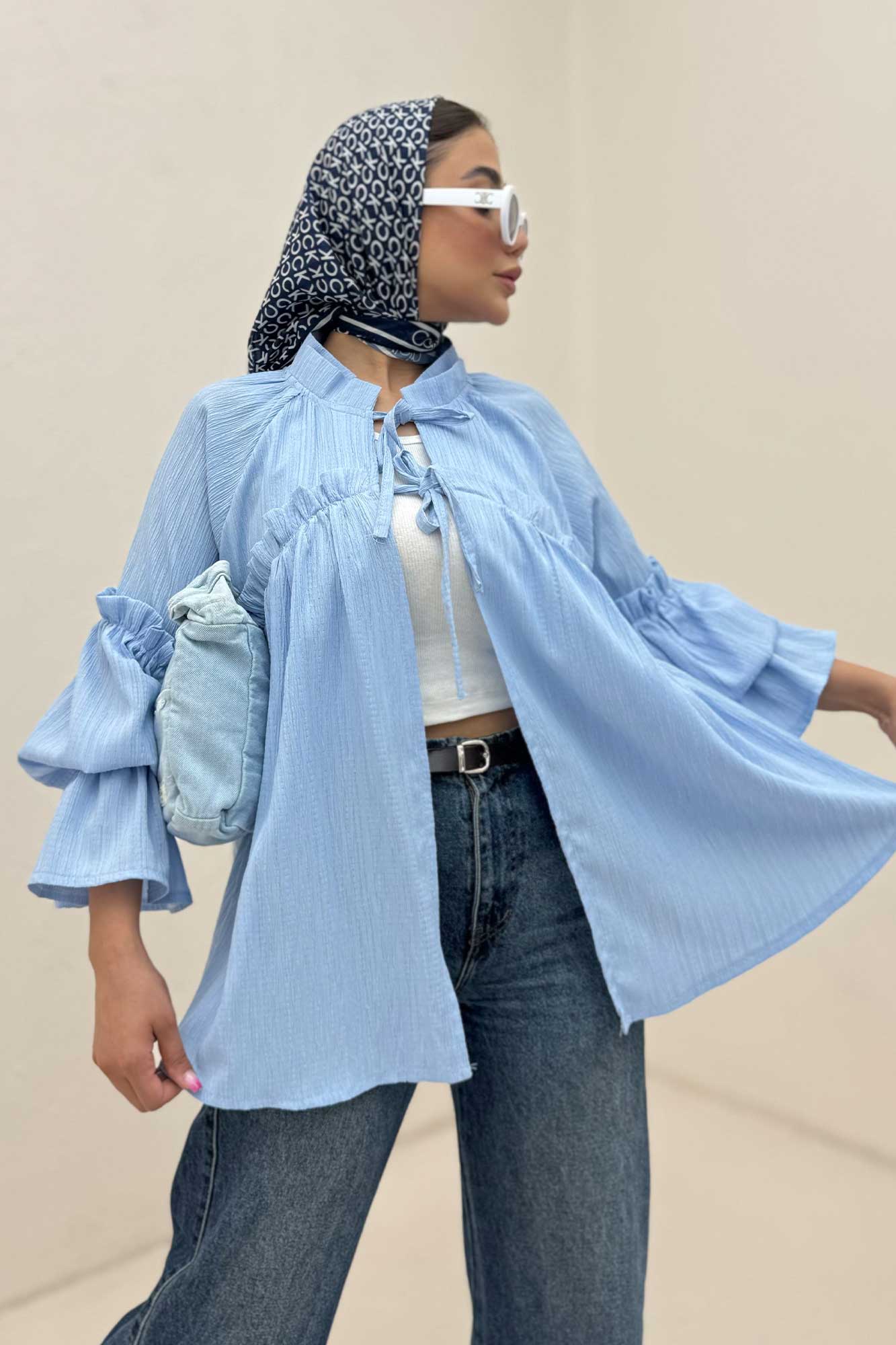 مانتو چین دار عروسکی ماریسا