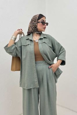 مانتو شانتون یراقدار مچ پاکتی